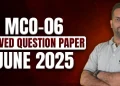 IGNOU MCO 06 June 2025 Paper Exposed: The Real Answers Students Weren’t Told