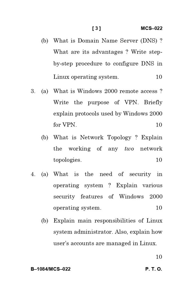 MCS 022 question paper june 2025