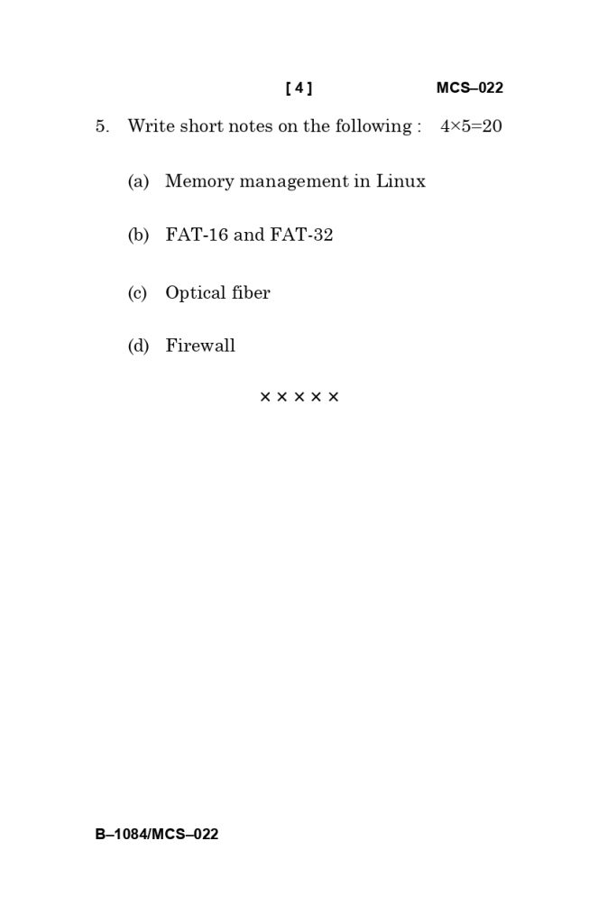 MCS 022 question paper june 2025