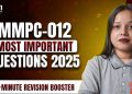 MMPC 012 Question Paper June 2025