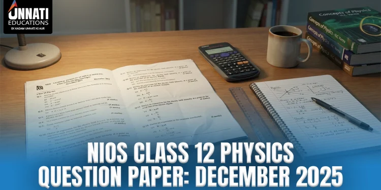 NIOS Class 12 Physics Question Paper
