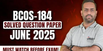 bcos 184 question paper june 2025