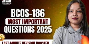 bcos 186 question paper