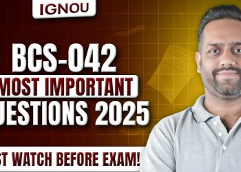 BCS 042 Question Paper June 2025