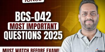 BCS 042 Question Paper June 2025