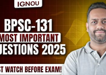 BPSC 131 Question Paper June 2025