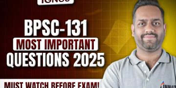 BPSC 131 Question Paper June 2025