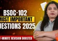 BSOC 102 Question Paper June 2025