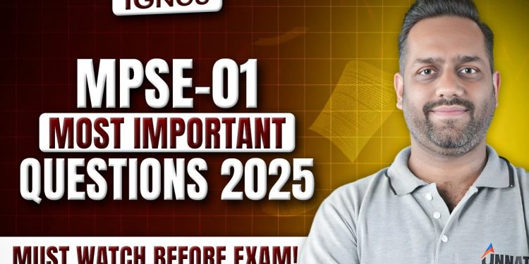 MPSE 01 Question Paper June 2025