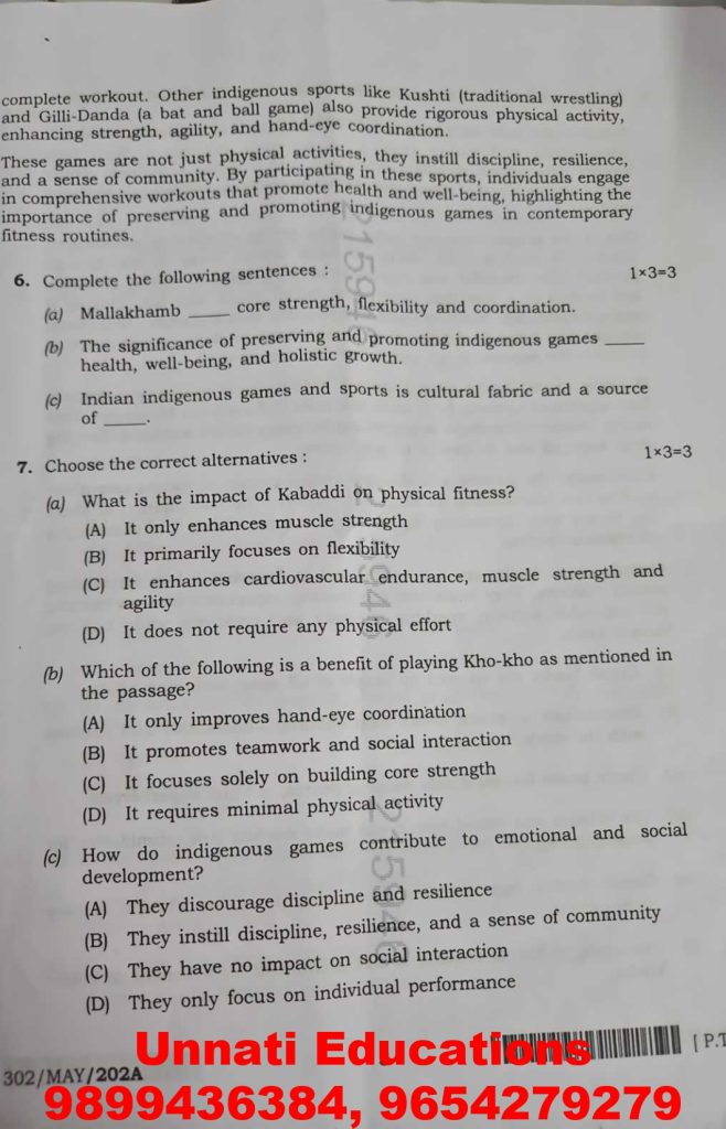 NIOS Class 12 English 302 Question Paper Set A October 2025