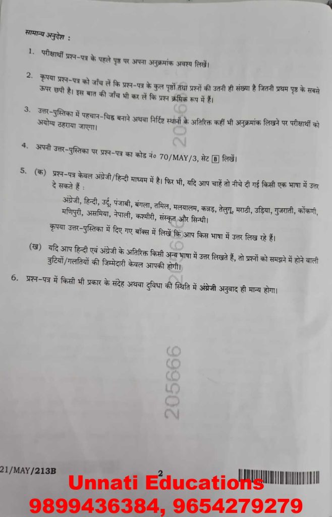 NIOS Class 12 Home Science 321 Question Paper (Set B) October 2025