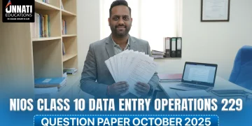 NIOS Class 10 Data Entry Operations 229 Question Paper October 2025
