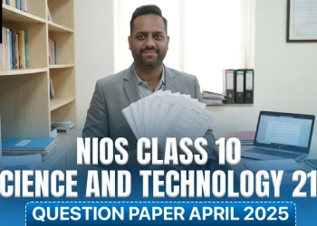 NIOS Class 10 Science and Technology 212 Question Paper April 2025