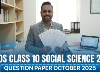 NIOS Class 10 Social Science 213 Question Paper October 2025