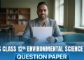 NIOS Class 12 Environmental Science 333 Question Paper