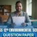 NIOS Class 12 Environmental Science 333 Question Paper