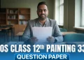 NIOS Class 12 Painting 332 Question Paper