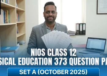 NIOS Class 12 Physical Education 373 Question Paper