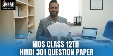 NIOS Class 12 Hindi 301 Question Paper