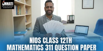 NIOS Class 12 Mathematics 311 Question Paper