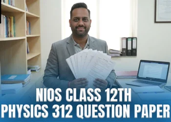 NIOS Class 12 Physics 312 Question Paper