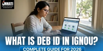What is DEB ID in IGNOU